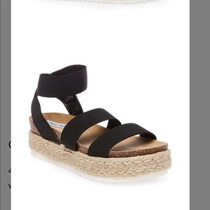 Steve Madden Kimmie Black Sandals
